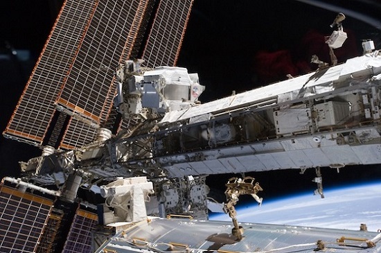 AMS sur la station spatiale ISS